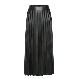 Harley Faux Leather Pleated Skirt