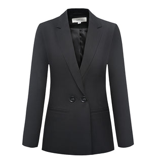 Blake Black Ruched Sleeve Blazer | Alma Gray