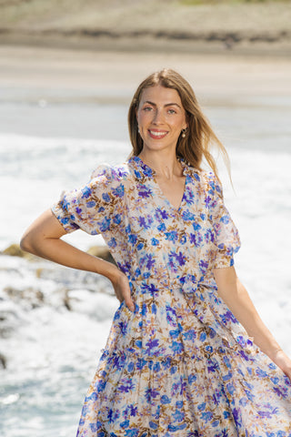 Marbella Floral Maxi Dress | Alma Gray