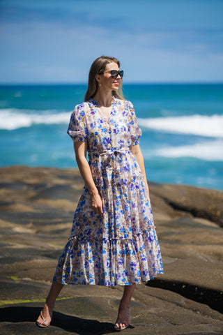 Marbella Floral Maxi Dress | Alma Gray