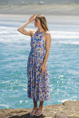 Amalfi Floral Maxi Dress | Alma Gray