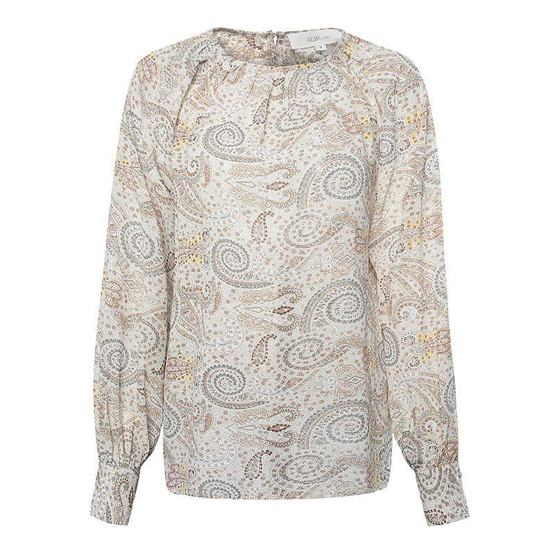 Delilah Paisley Blouse | Alma Gray