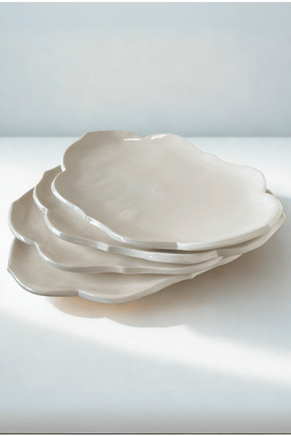 Elegant series cake plate up stacked