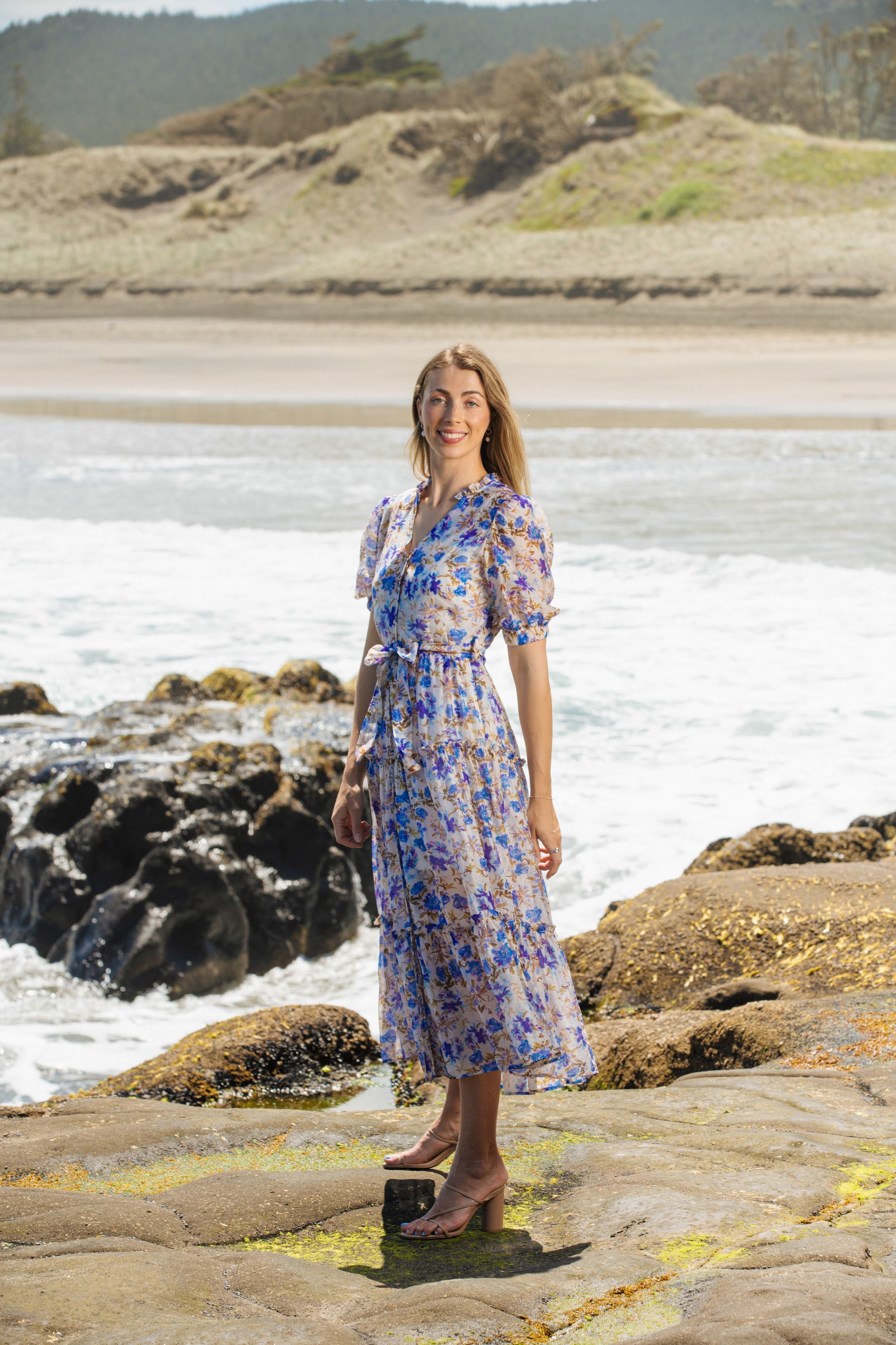 Marbella Floral Maxi Dress | Alma Gray