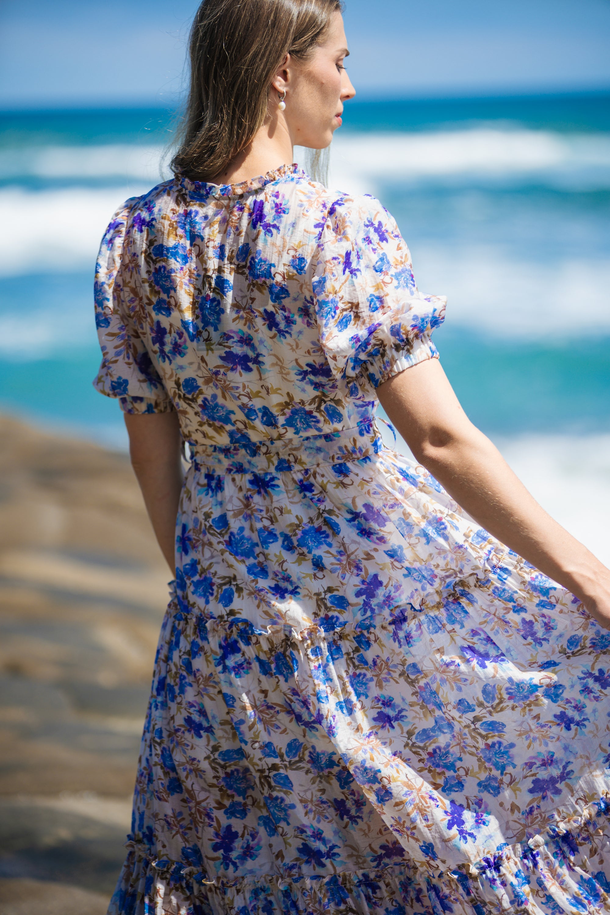 Marbella Floral Maxi Dress | Alma Gray